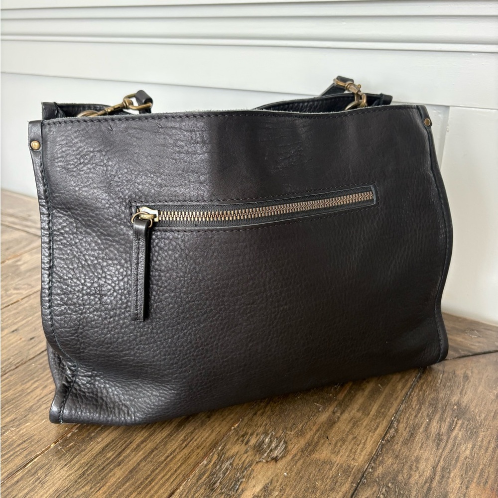 American Leather Co. Lenox Triple Entry
Leather Satchel - Picture 7 of 12